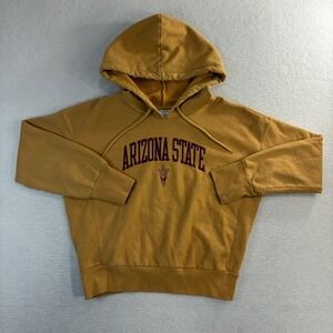 Champion Reverse Weave Arizona State Hoodie Women S Brown Boxy Collegiate Sporty